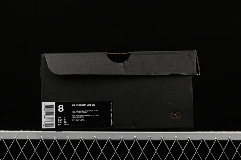 All Categories Air Jordan Jordan Series Basketball Shoes Air Jordan 1 Mid Air Jordan 1 Mid GS Blue Orange Buckle China Full First Layer Authentic Standard 852542-800